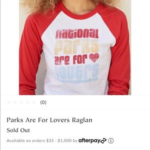 Parks Project x Free People “Baseball Tee”